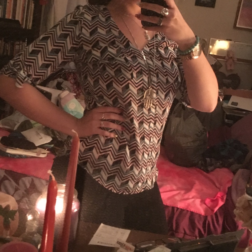 Patterned Blouse